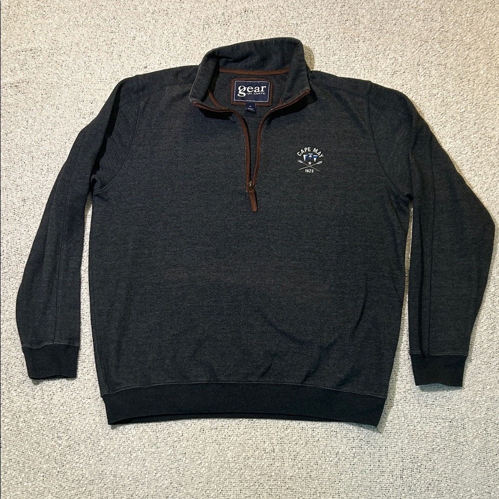 Gear for Sports Grey Quarter-Zip Pullover Size XL